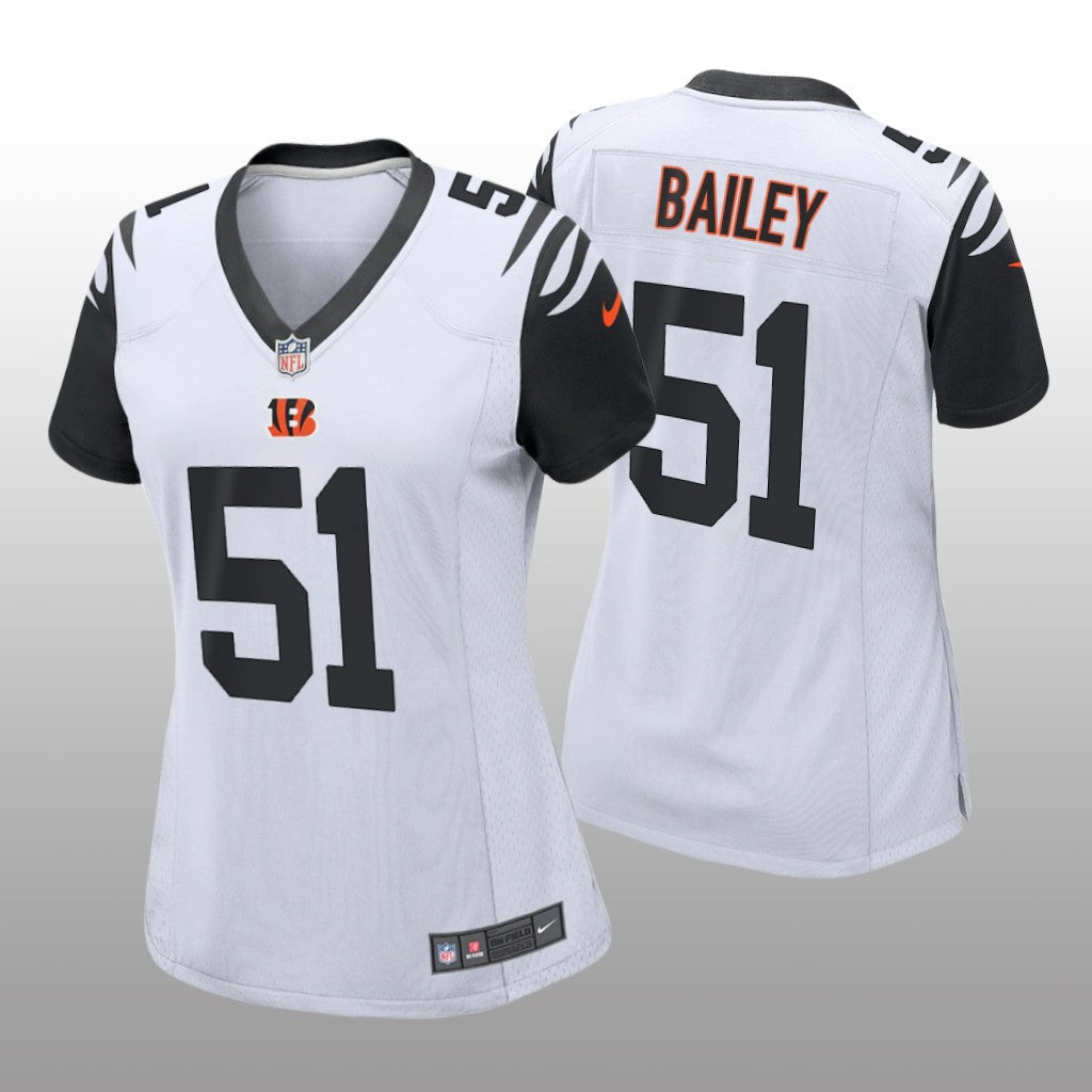 Cincinnati Bengals Markus Bailey Black Jersey Alternate Game Women's