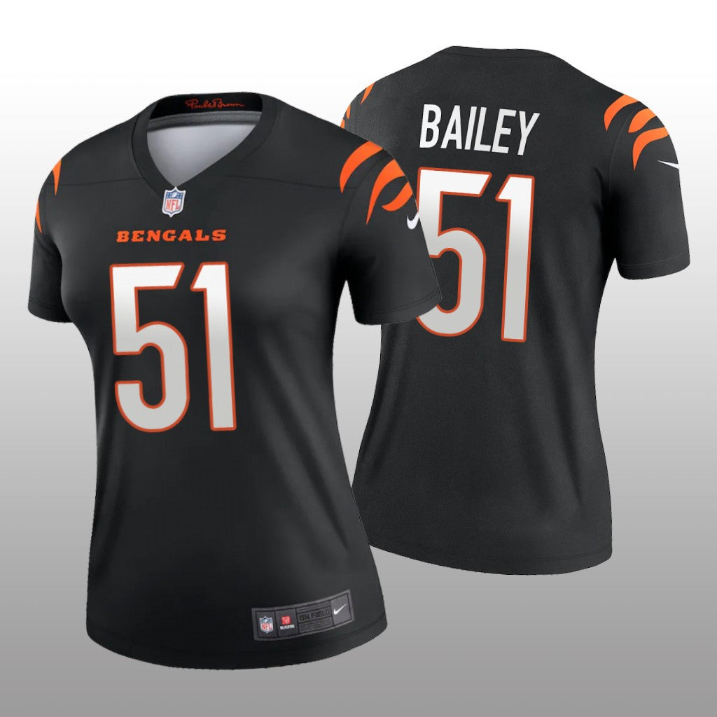 Cincinnati Bengals Markus Bailey Black Jersey Legend Women's