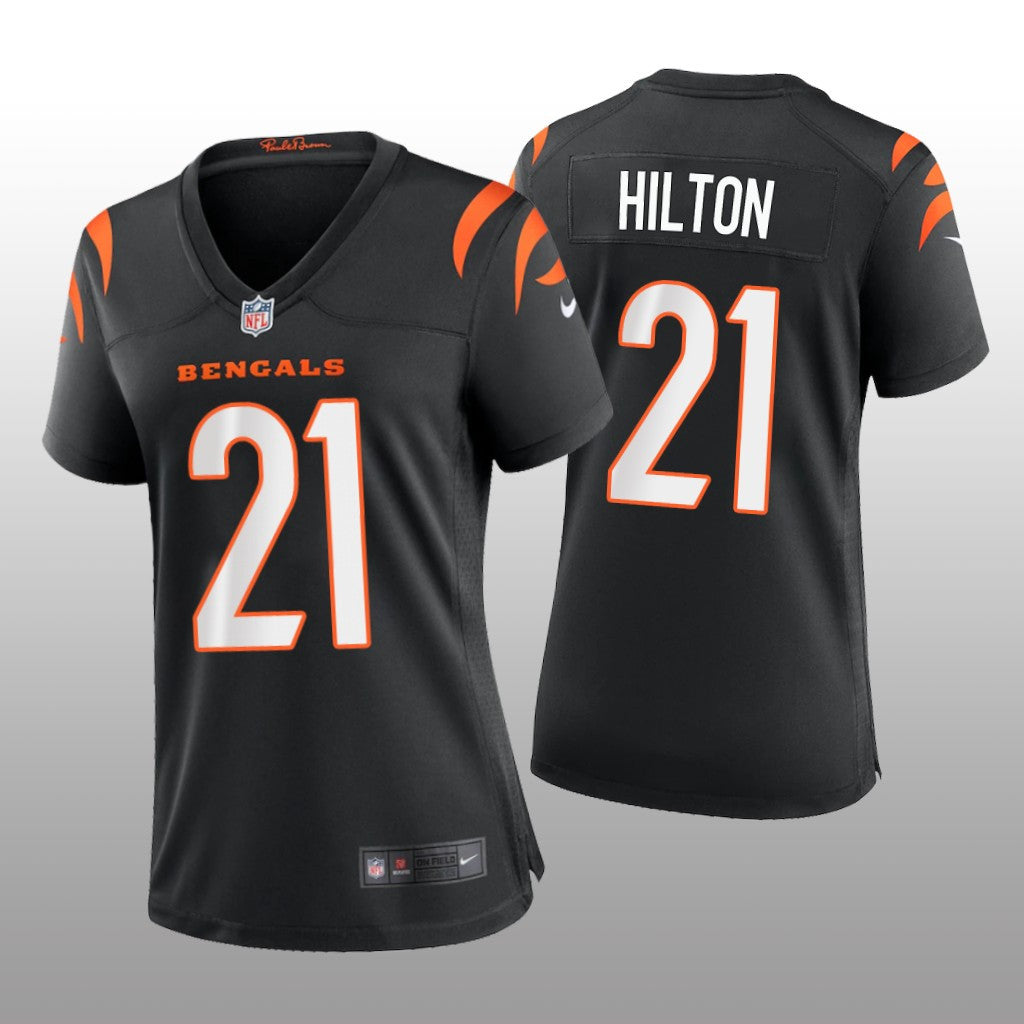 Cincinnati Bengals Mike Hilton Black Jersey Game Women's