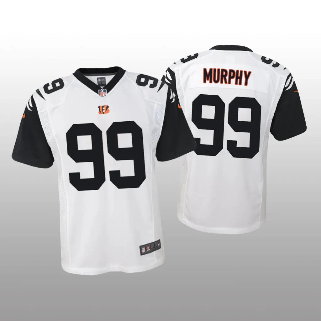 Cincinnati Bengals Myles Murphy White Jersey Alternate Game Youth