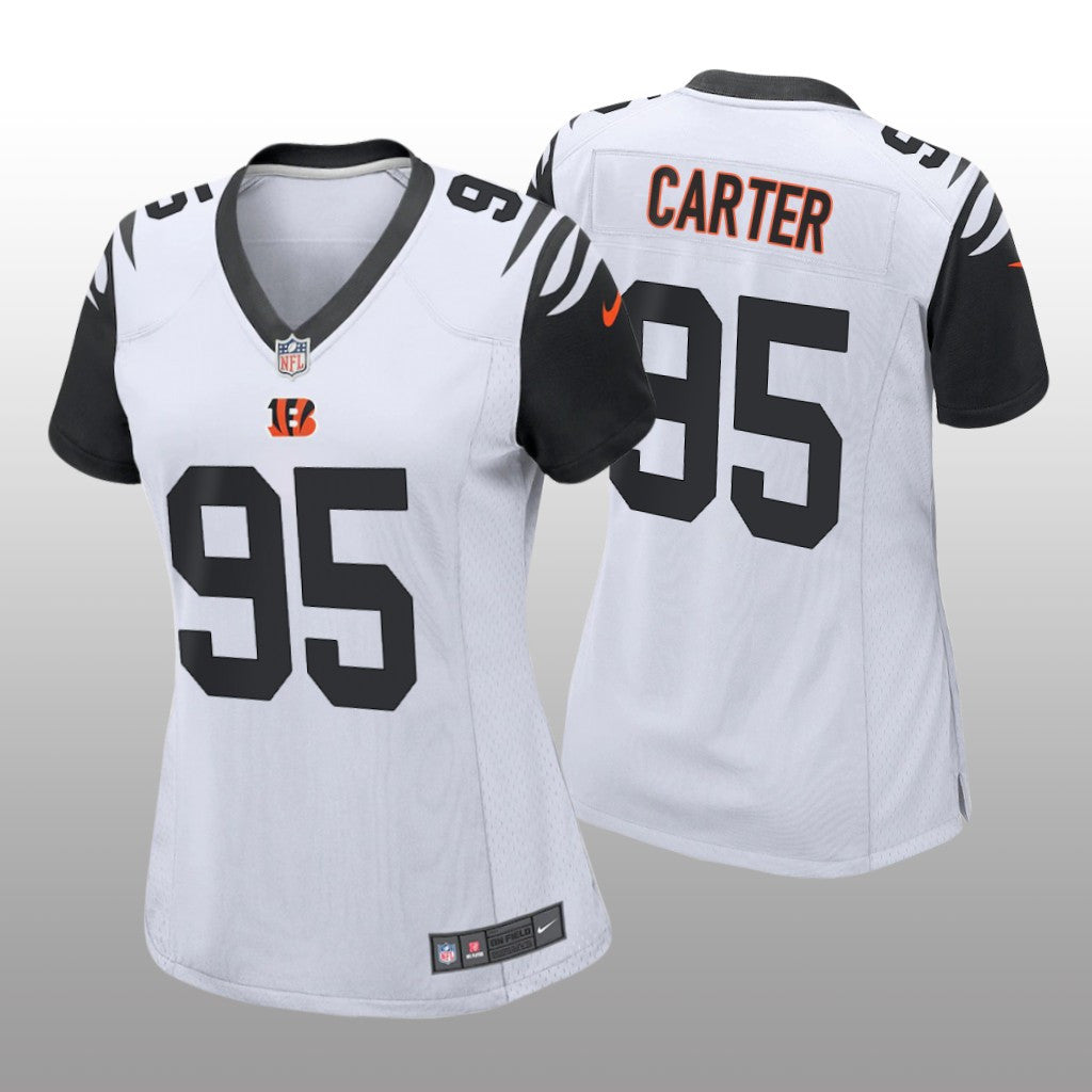 Cincinnati Bengals Zachary Carter White Jersey Alternate Game Women's