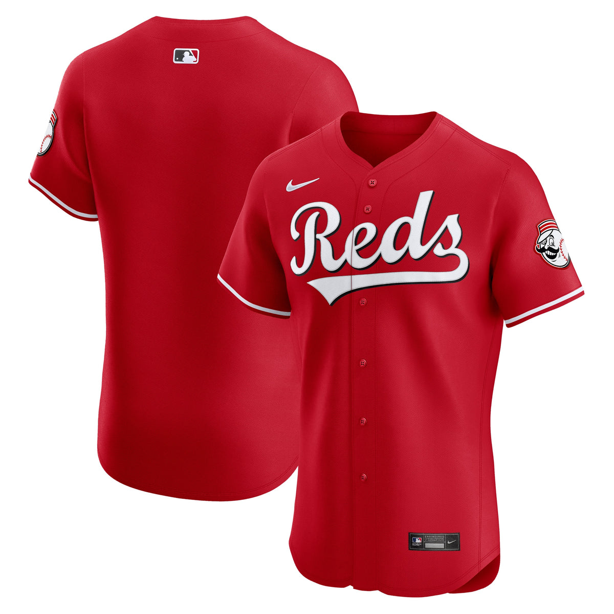 Cincinnati Reds Nike Alternate Vapor Premier Elite Patch Jersey Red