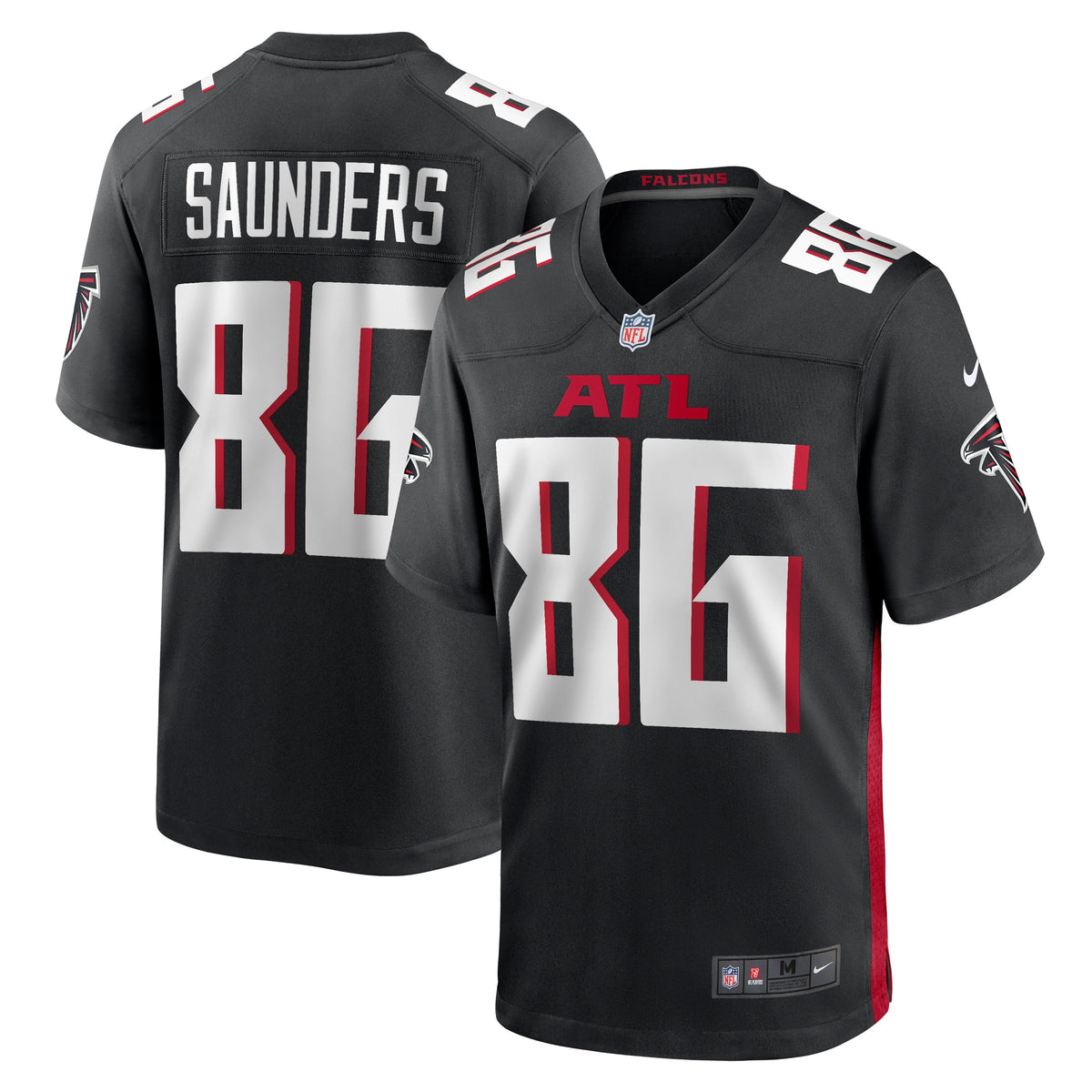 CJ Saunders Atlanta Falcons Nike Team Game Jersey Black