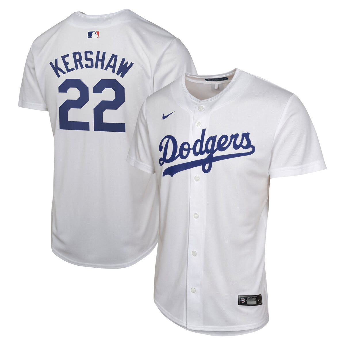 Clayton Kershaw Los Angeles Dodgers Nike Youth Home Player Game Jersey White