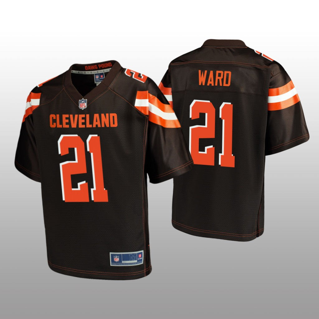 Cleveland Browns #21 Brown Denzel Ward Pro Line Jersey Youth