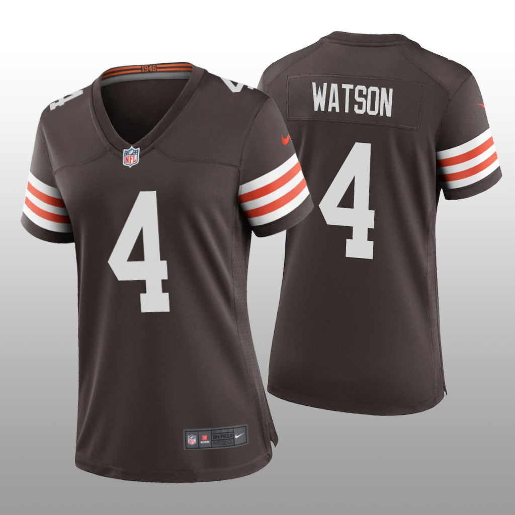 Cleveland Browns Deshaun Watson Brown Jersey Game Women's