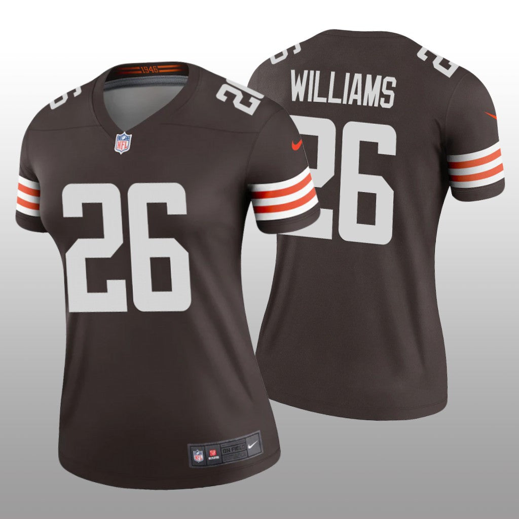 Cleveland Browns Greedy Williams Brown Jersey Legend Women's