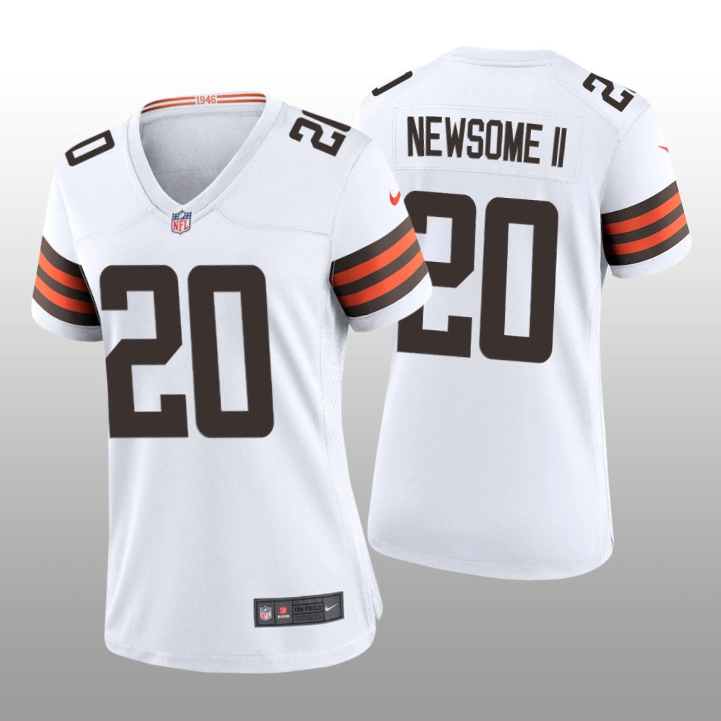 Cleveland Browns Greg Newsome II White Jersey Game Women's