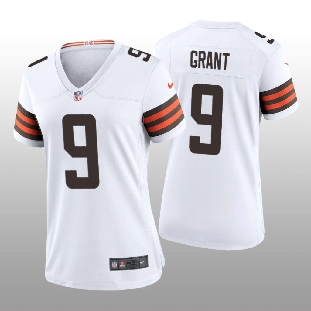 Cleveland Browns Jakeem Grant White Jersey Game Women's