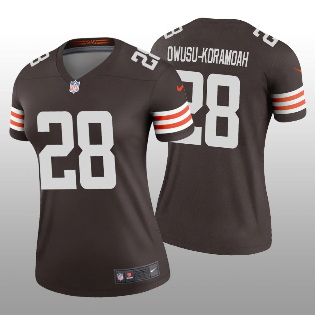 Cleveland Browns Jeremiah Owusu-Koramoah Brown Jersey Legend Women's