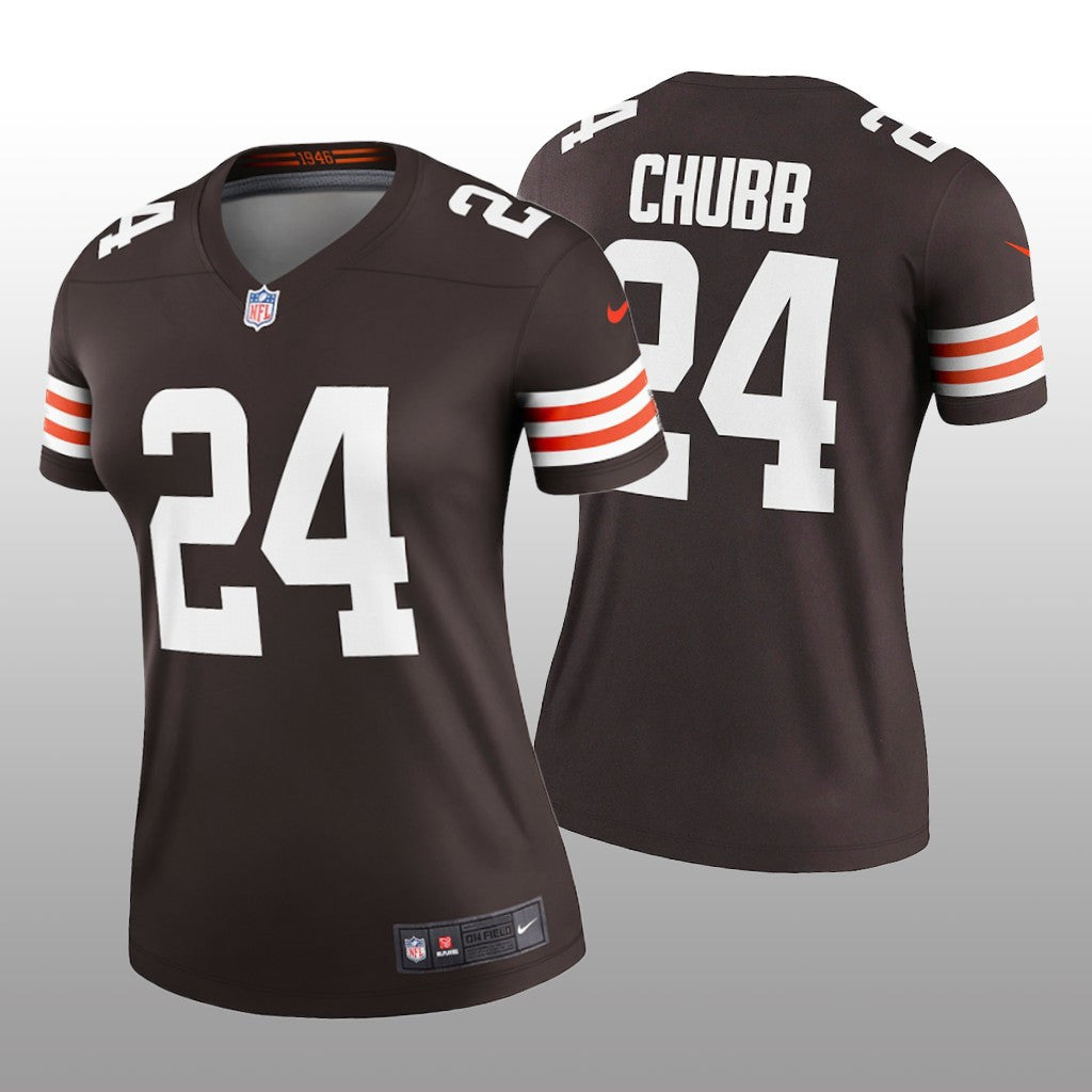 Cleveland Browns Nick Chubb Brown Jersey Legend Women's