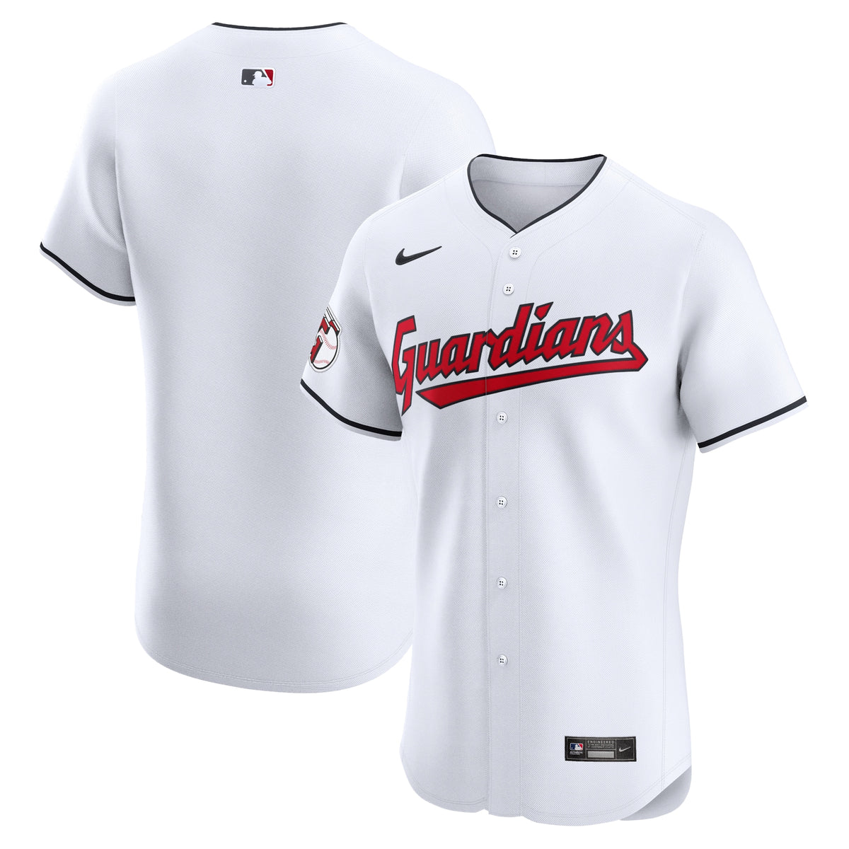 Cleveland Guardians Nike Home Elite Jersey White