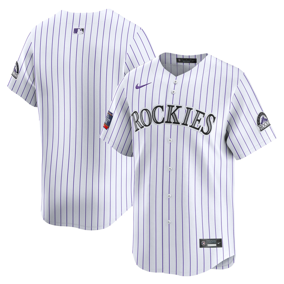 Colorado Rockies Nike 2024 MLB World Tour Mexico City Series Home Limited Jersey White