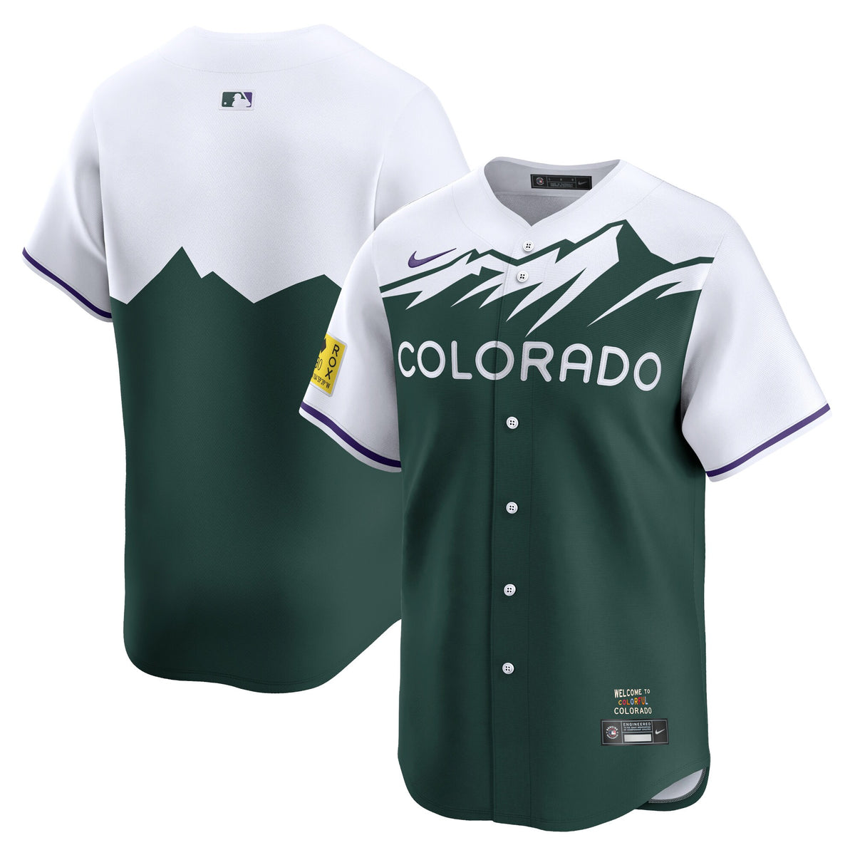 Colorado Rockies Nike City Connect Limited Jersey Green