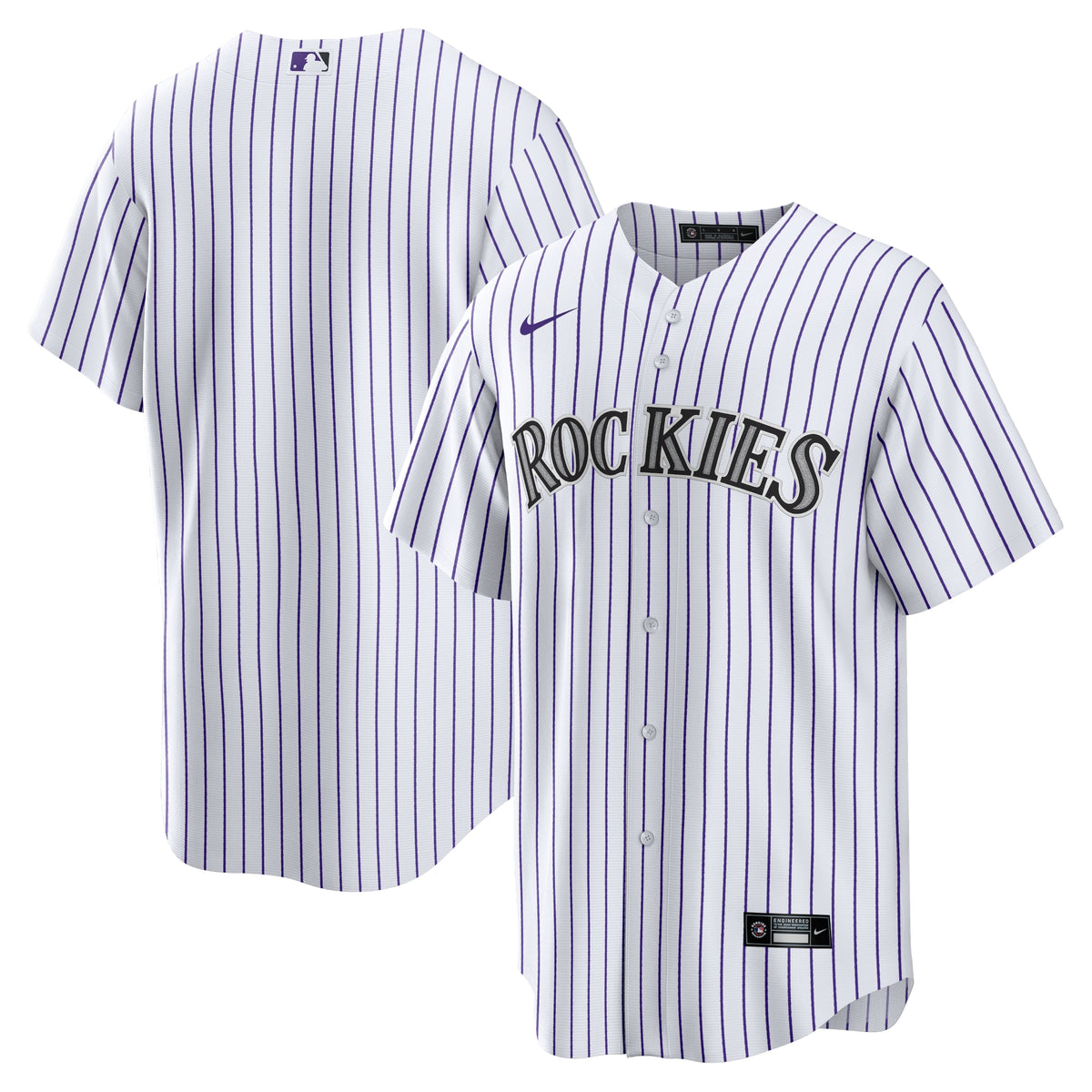 Colorado Rockies Nike Home Replica Team Jersey White