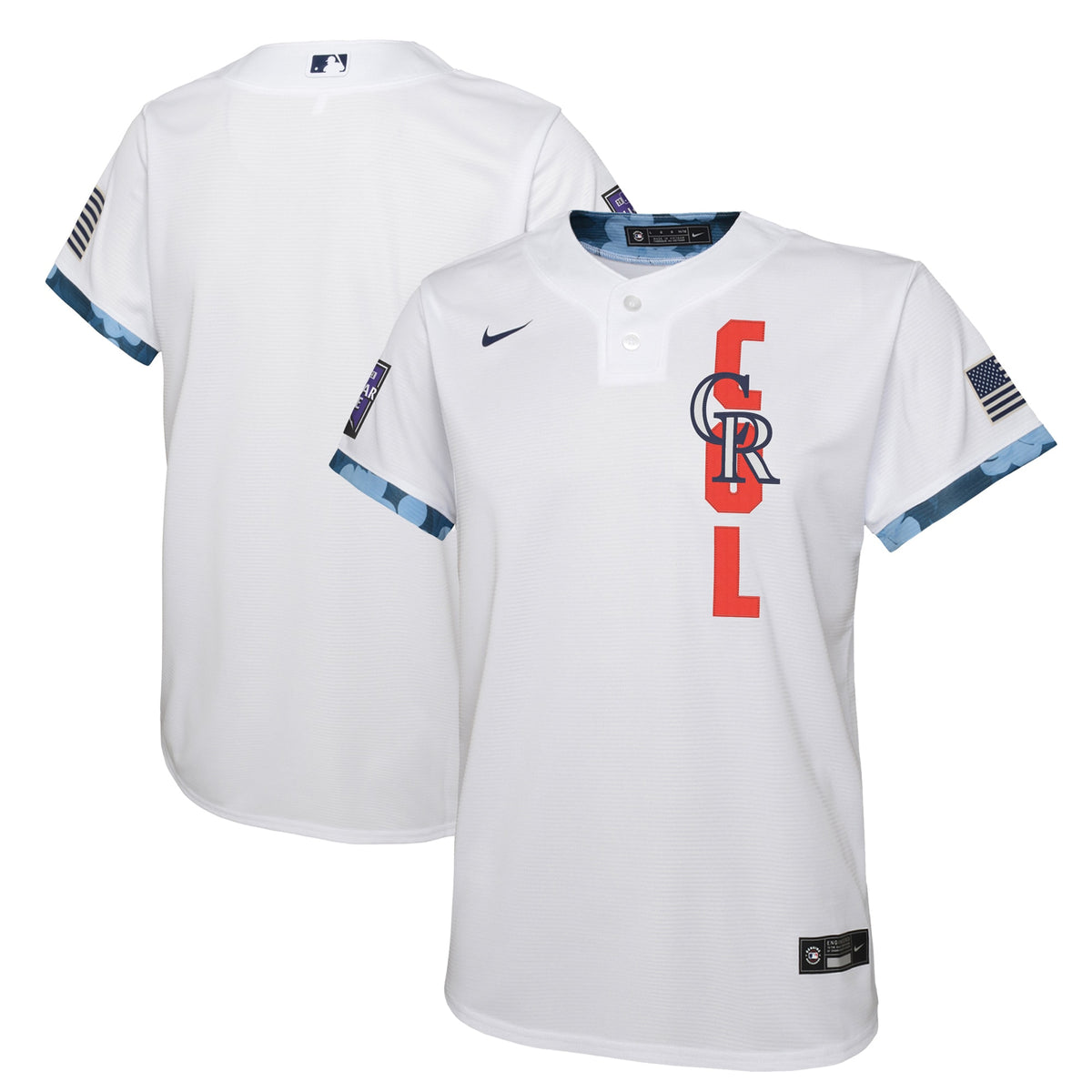 Colorado Rockies Nike Youth 2021 MLB All-Star Game Jersey White