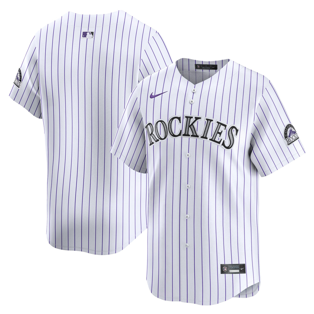 Colorado Rockies Nike Youth Home Limited Jersey White