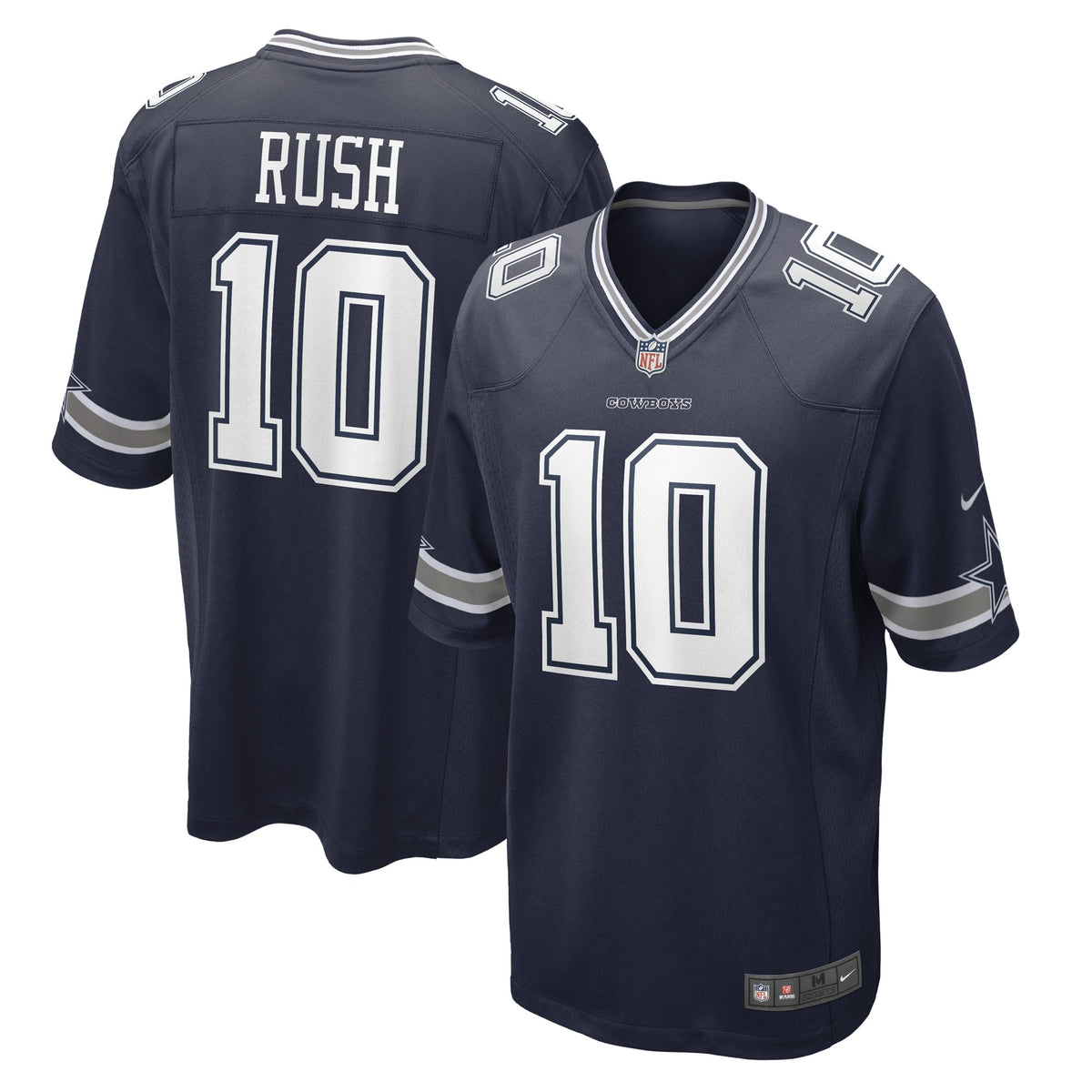 Cooper Rush Dallas Cowboys Nike Game Player Jersey Navy
