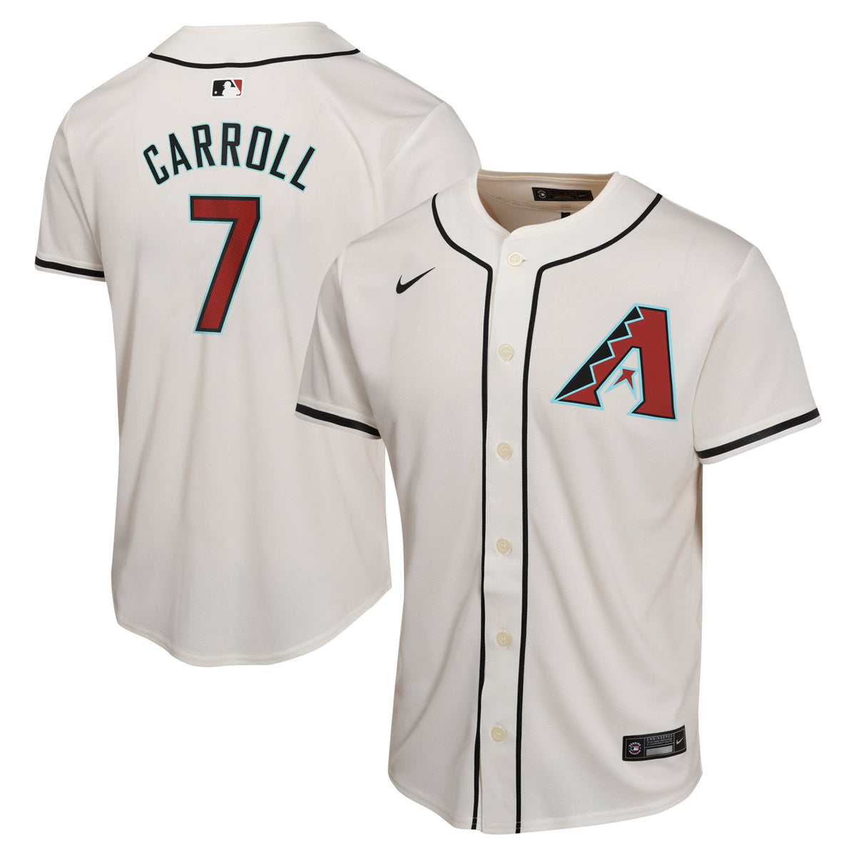 Corbin Carroll Arizona Diamondbacks Nike Youth Home Game Player Jersey White