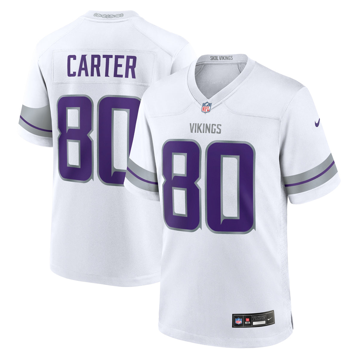Cris Carter Minnesota Vikings Nike Alternate Retired Player Game Jersey White