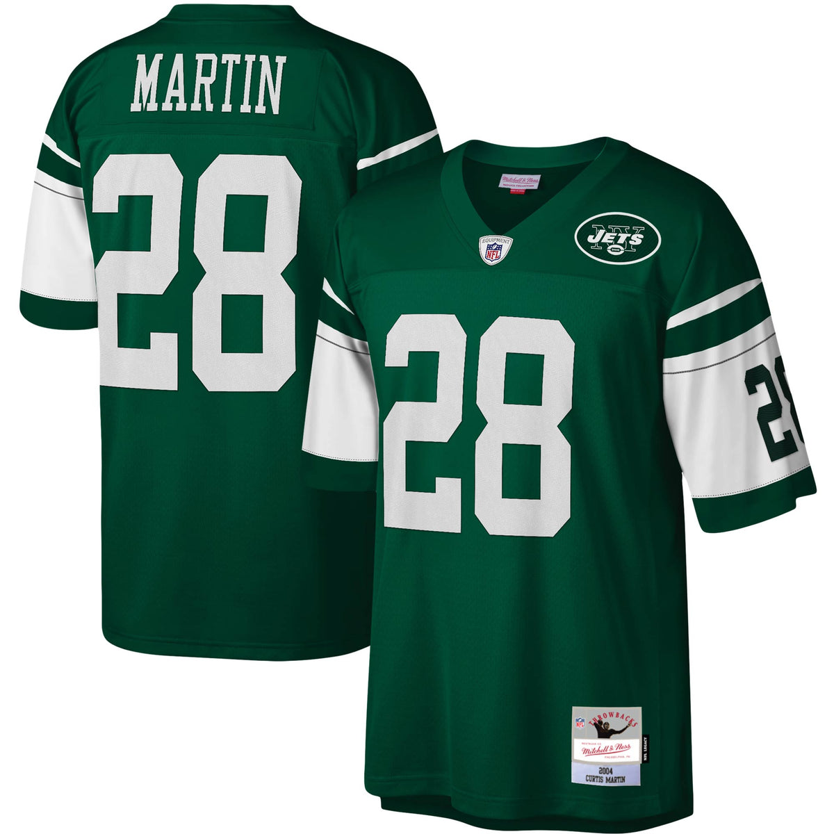 Curtis Martin New York Jets Mitchell Ness Legacy Replica Jersey Green