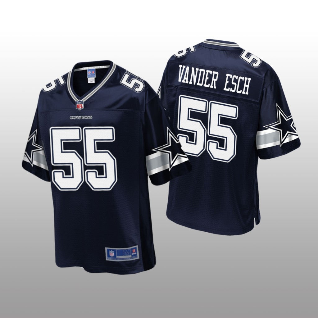 Dallas Cowboys #55 Navy Leighton Vander Esch Pro Line Jersey Youth