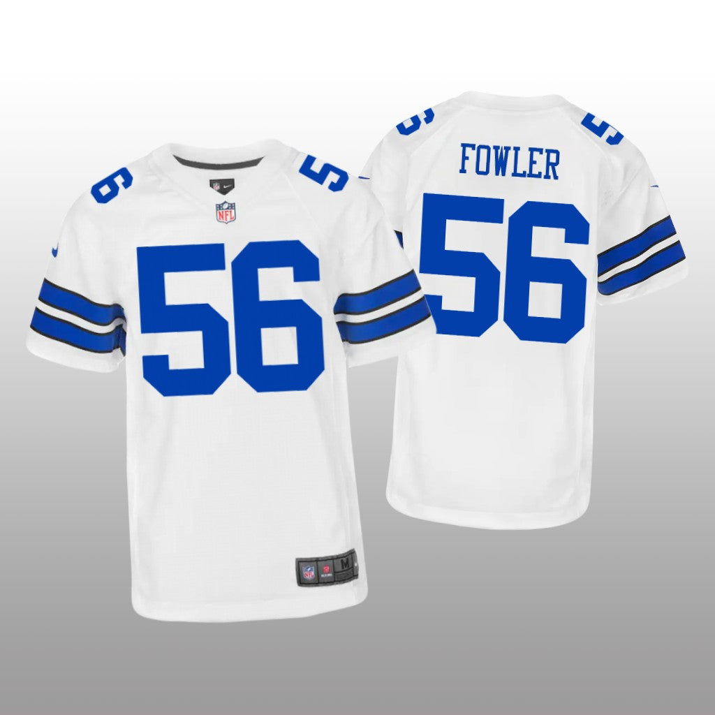 Dallas Cowboys Dante Fowler Jr. White Jersey Game Youth