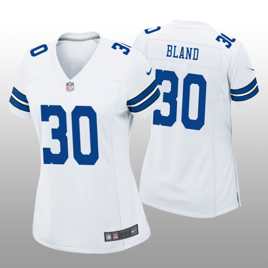 Dallas Cowboys DaRon Bland White Jersey Game Women's