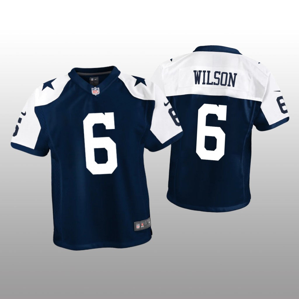 Dallas Cowboys Donovan Wilson Navy Jersey Alternate Game Youth