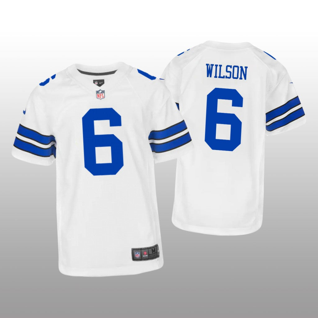 Dallas Cowboys Donovan Wilson White Jersey Game Youth