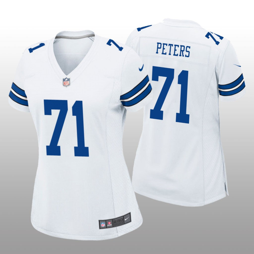 Dallas Cowboys Jason Peters White Jersey Game Women's