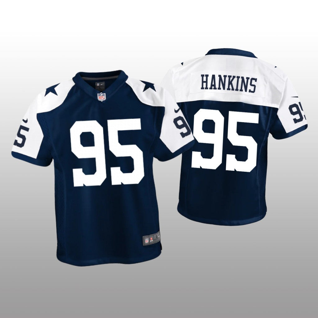 Dallas Cowboys Johnathan Hankins Navy Jersey Alternate Game Youth