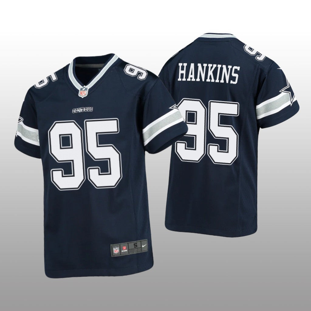 Dallas Cowboys Johnathan Hankins Navy Jersey Game Youth