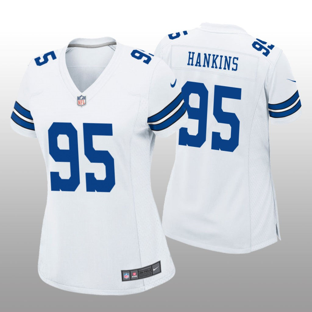 Dallas Cowboys Johnathan Hankins White Jersey Game Women's