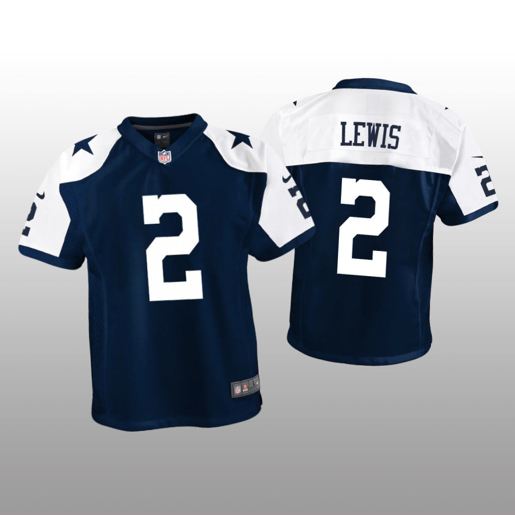 Dallas Cowboys Jourdan Lewis Navy Jersey Alternate Game Youth