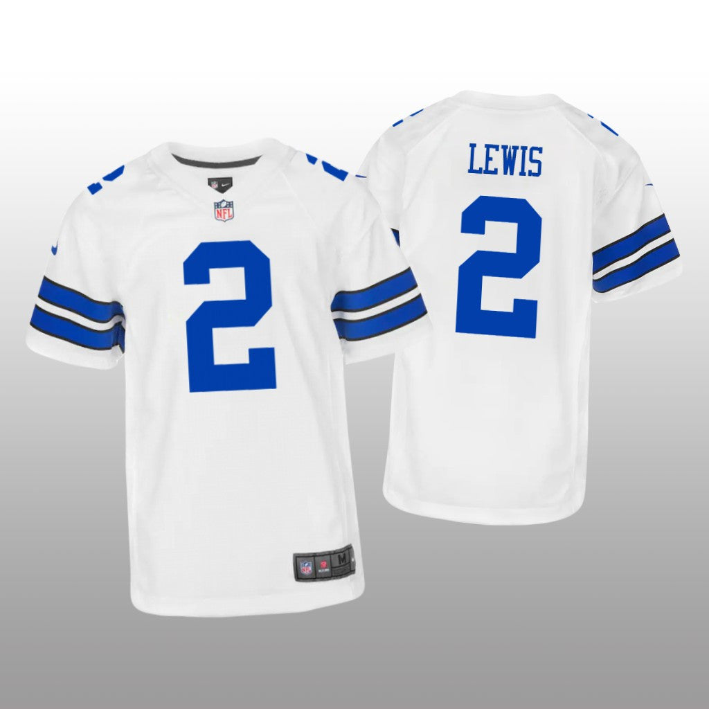 Dallas Cowboys Jourdan Lewis White Jersey Game Youth