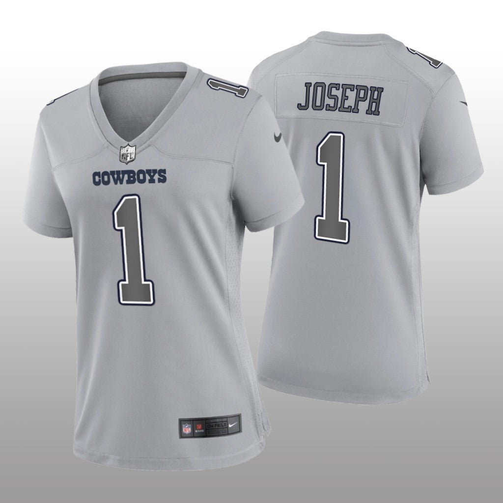 Dallas Cowboys Kelvin Joseph Gray Jersey Atmosphere Fashion Game Women's