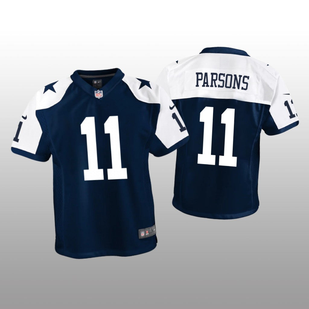 Dallas Cowboys Micah Parsons Navy Jersey Alternate Game Youth