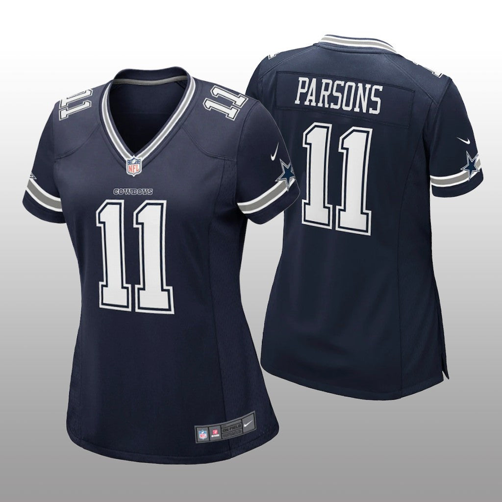 Dallas Cowboys Micah Parsons Navy Jersey Game Women's