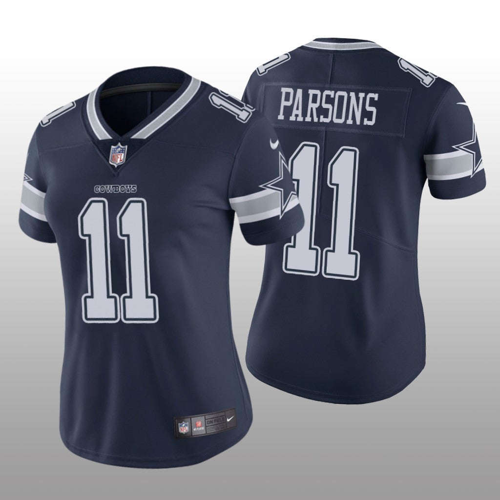 Dallas Cowboys Micah Parsons Navy Jersey Vapor Limited Women's