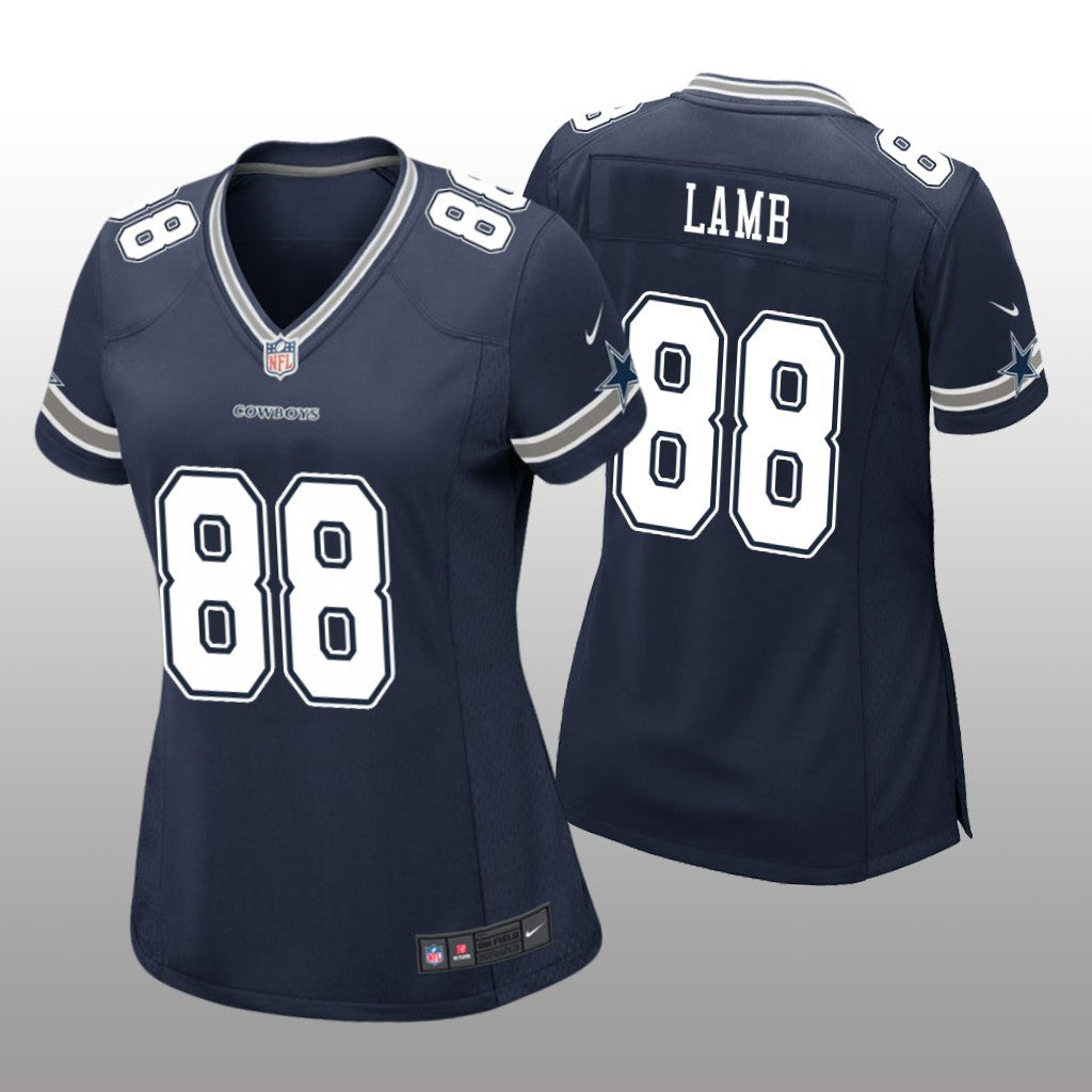 Dallas Cowboys Navy Draft CeeDee Lamb Game Jersey