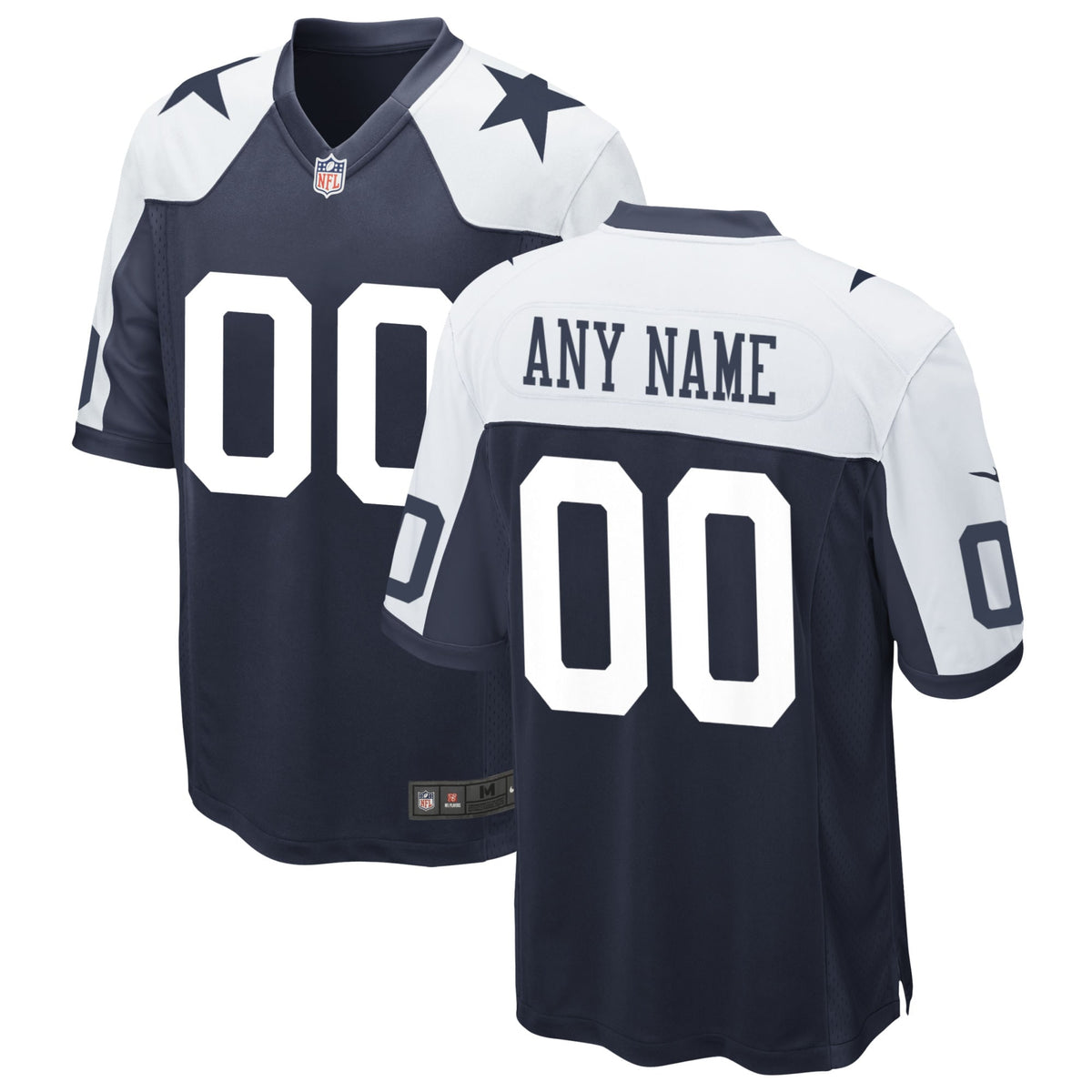Dallas Cowboys Nike Alternate Custom Game Jersey Navy