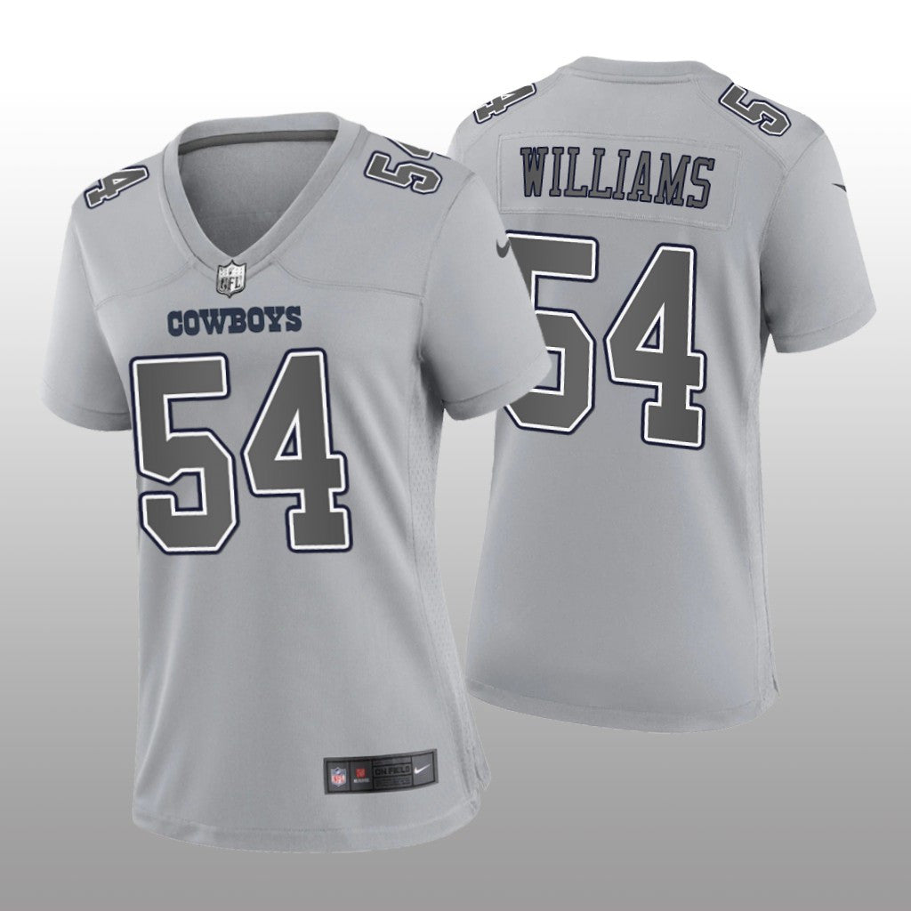 Dallas Cowboys Sam Williams Gray Jersey Atmosphere Fashion Game Women's