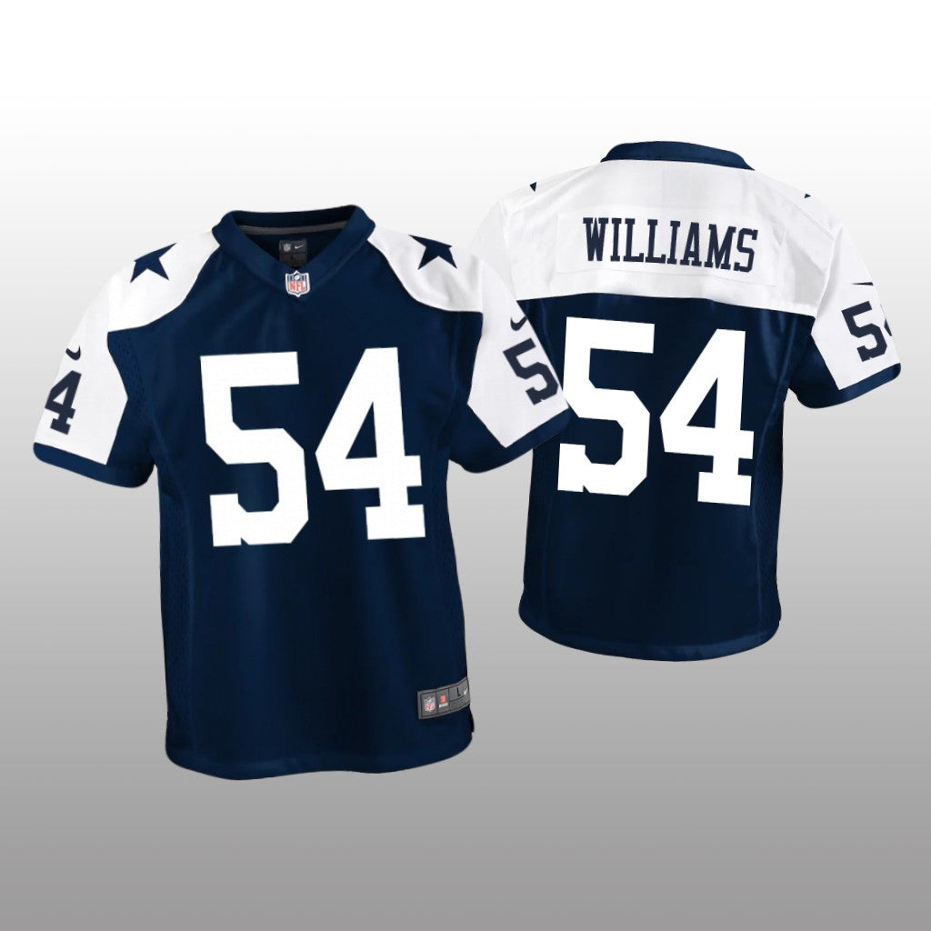 Dallas Cowboys Sam Williams Navy Jersey Alternate Game Youth