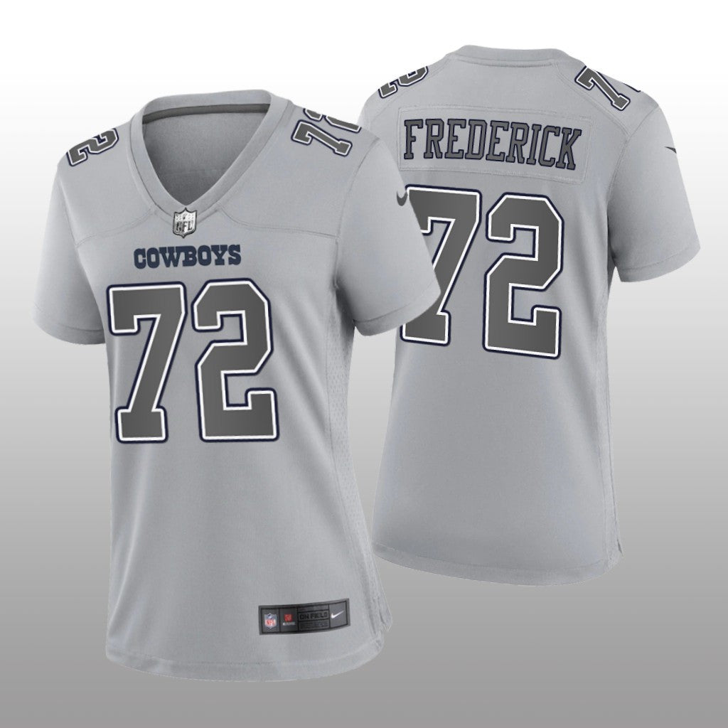 Dallas Cowboys Travis Frederick Gray Jersey Atmosphere Fashion Game Women's