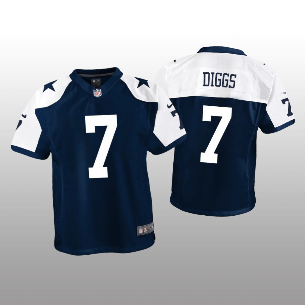 Dallas Cowboys Trevon Diggs Navy Jersey Alternate Game Youth
