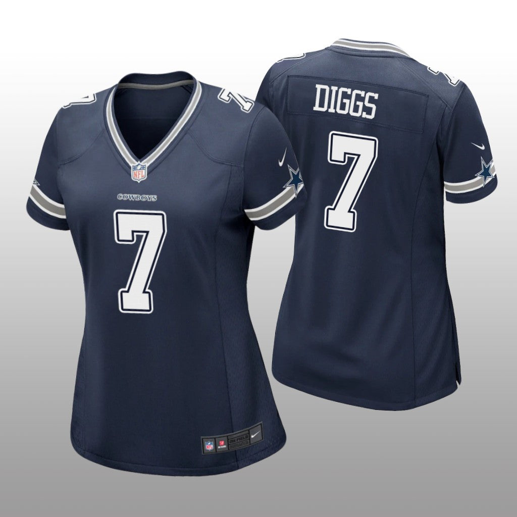 Dallas Cowboys Trevon Diggs Navy Jersey Game Women's