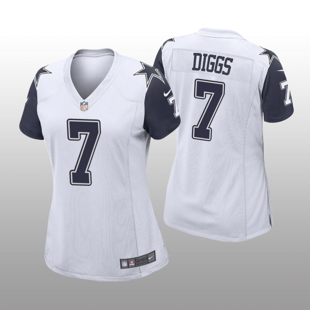 Dallas Cowboys Trevon Diggs White Jersey Alternate Game Women's