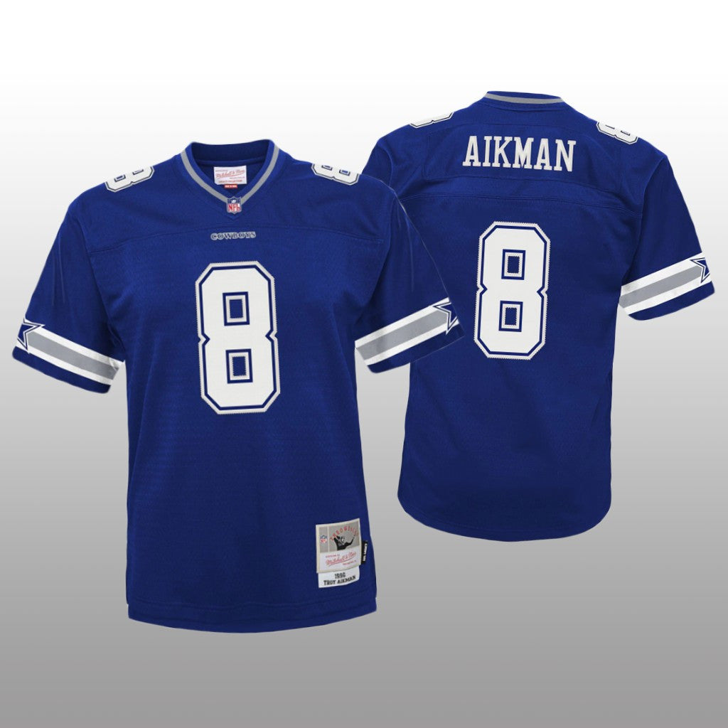 Dallas Cowboys Troy Aikman Navy Jersey Legacy Youth