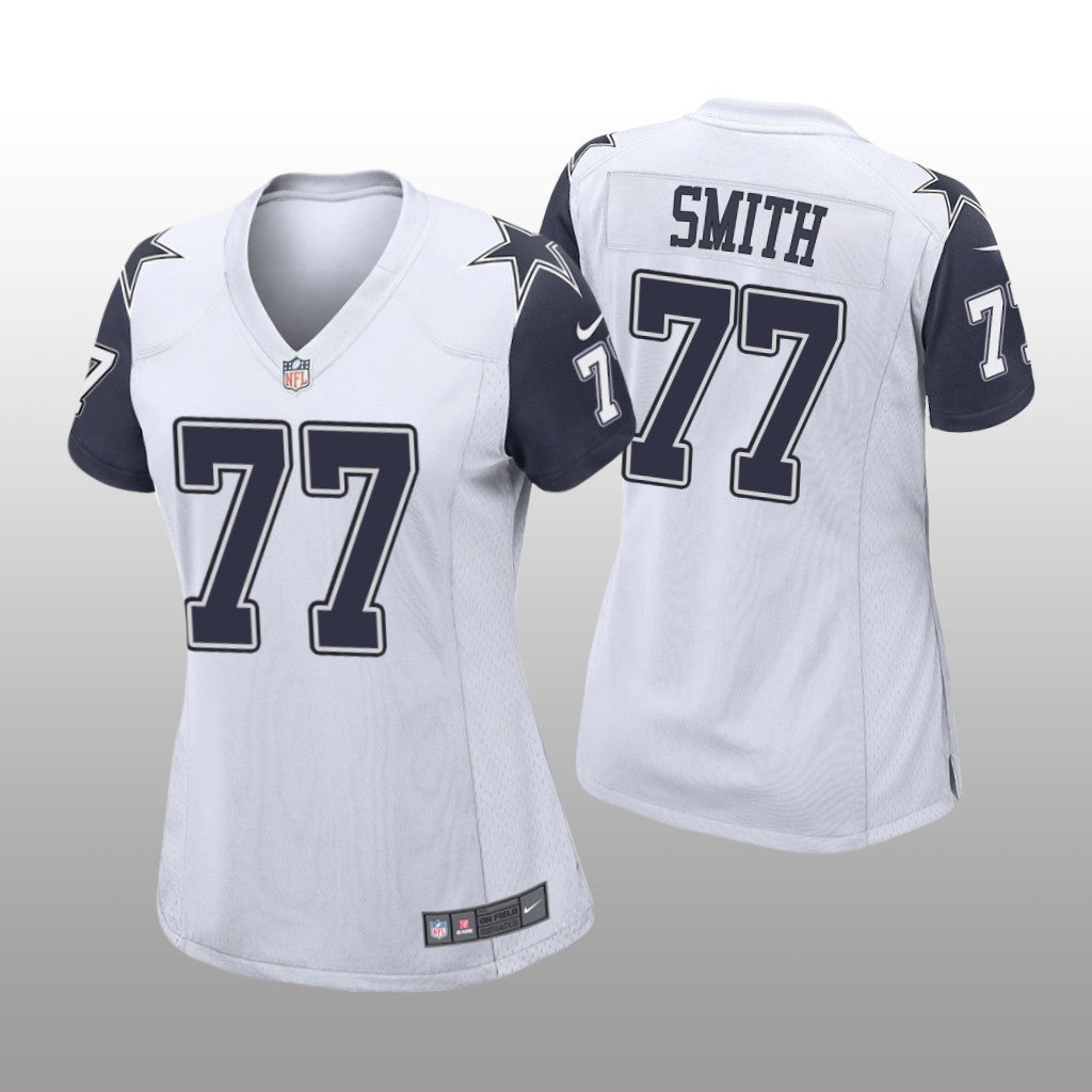 Dallas Cowboys Tyron Smith White Jersey Alternate Game Women's